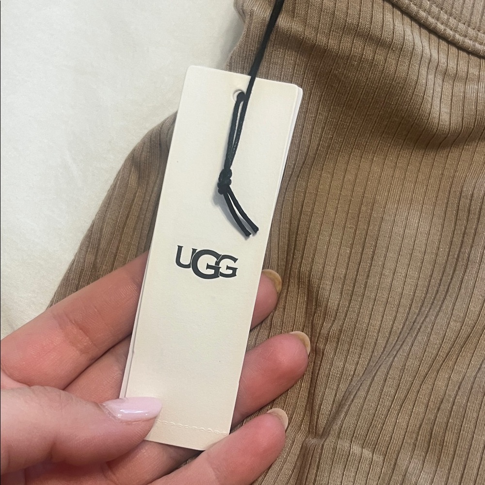 NWT UGG Paloma Leggings II Rib Silver Taupe Size Small - Picture 10 of 13